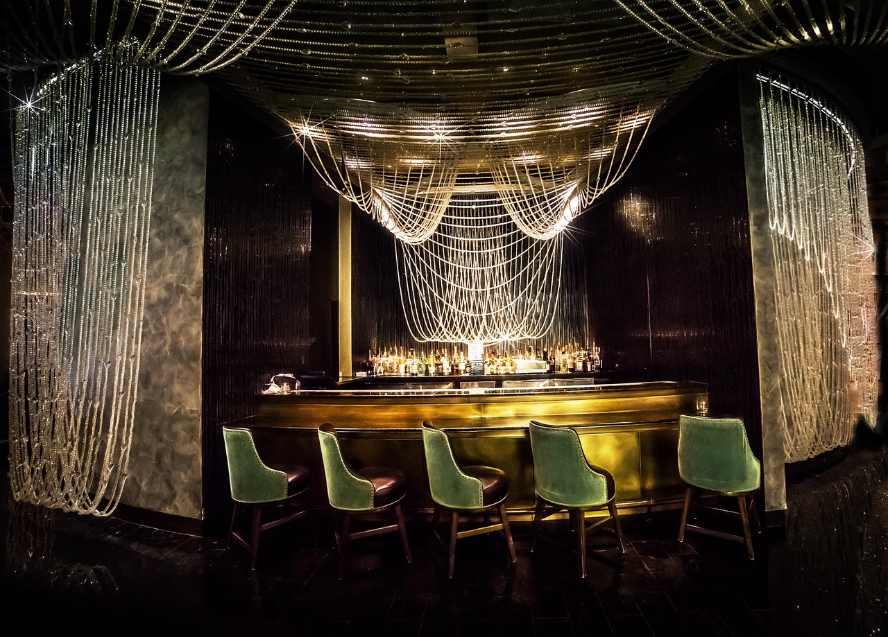 Luxurious casino VIP lounge — the comp envelope at the top of the pyramid