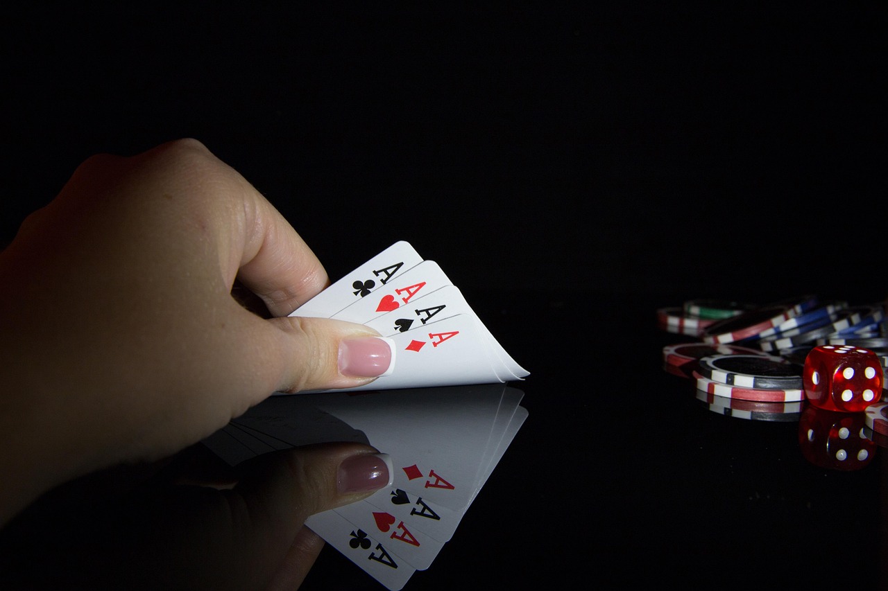 Blackjack natural — Ace and King face-up making 21 on first two cards